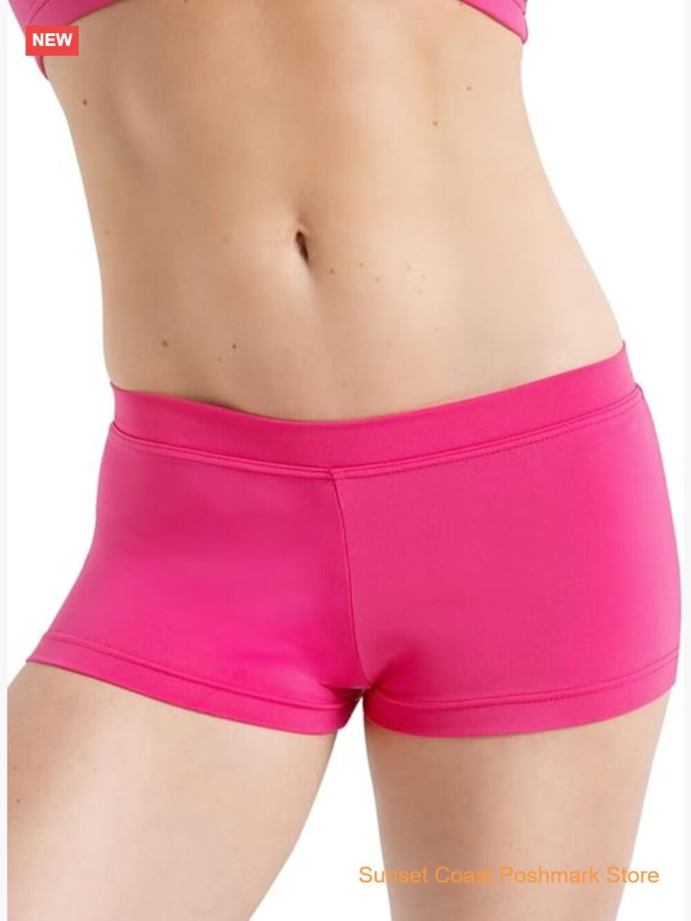 Low Rise Boy Cut Short Nylon Spandex Active Short Dance